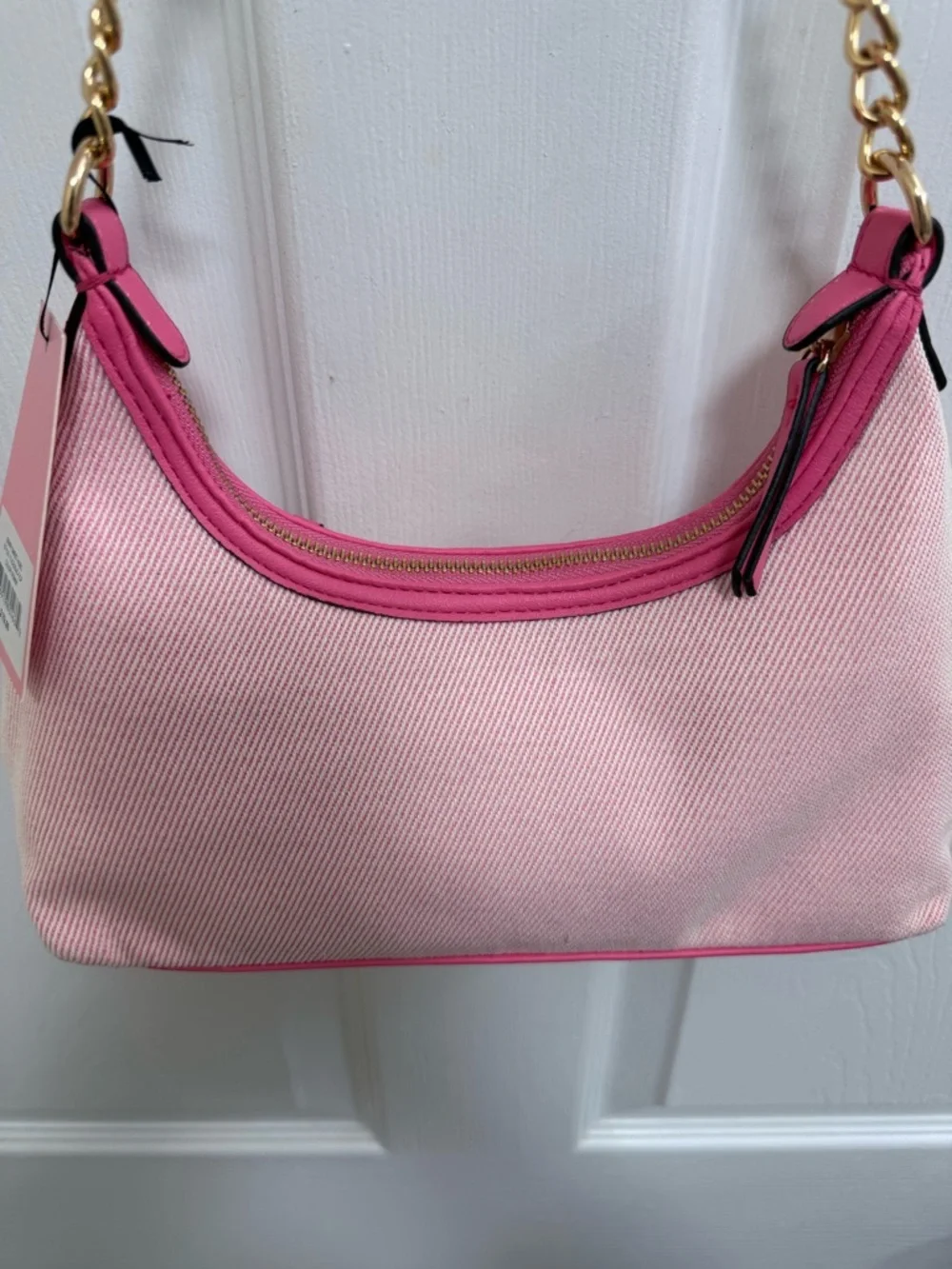 NWT Juicy Couture Berry Sweet Hobo in Pink, Strawberry 🍓 Charm